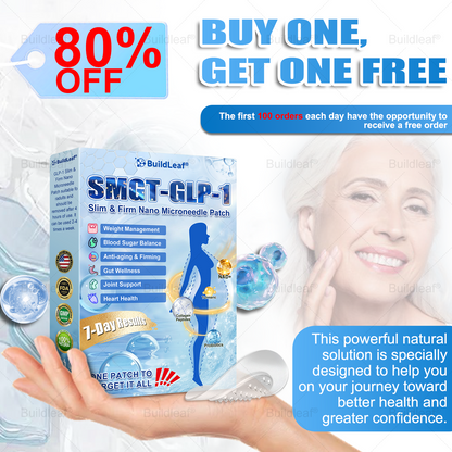 C US 🏥FDA Store |𝐵uil𝗱𝐿ea𝐟® 𝑮𝐋𝑃-1 Slim & Firm 𝑁ano 𝑀icroneedle 𝑃atch with Collagen,Turmeric&Matrixyl 3000 丨Obesity,Cardiovascular Diseas, Diabetes, Sleep Apnea, Joint Problems and More