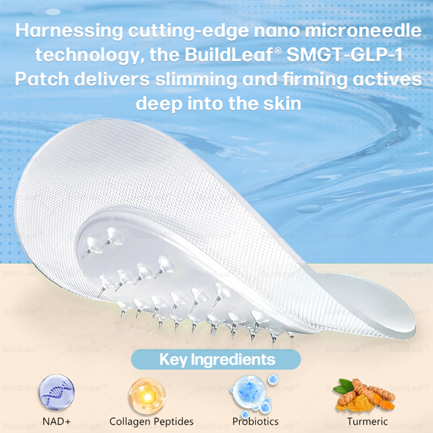 C US 🏥FDA Store |𝐵uil𝗱𝐿ea𝐟® 𝑮𝐋𝑃-1 Slim & Firm 𝑁ano 𝑀icroneedle 𝑃atch with Collagen,Turmeric&Matrixyl 3000 丨Obesity,Cardiovascular Diseas, Diabetes, Sleep Apnea, Joint Problems and More